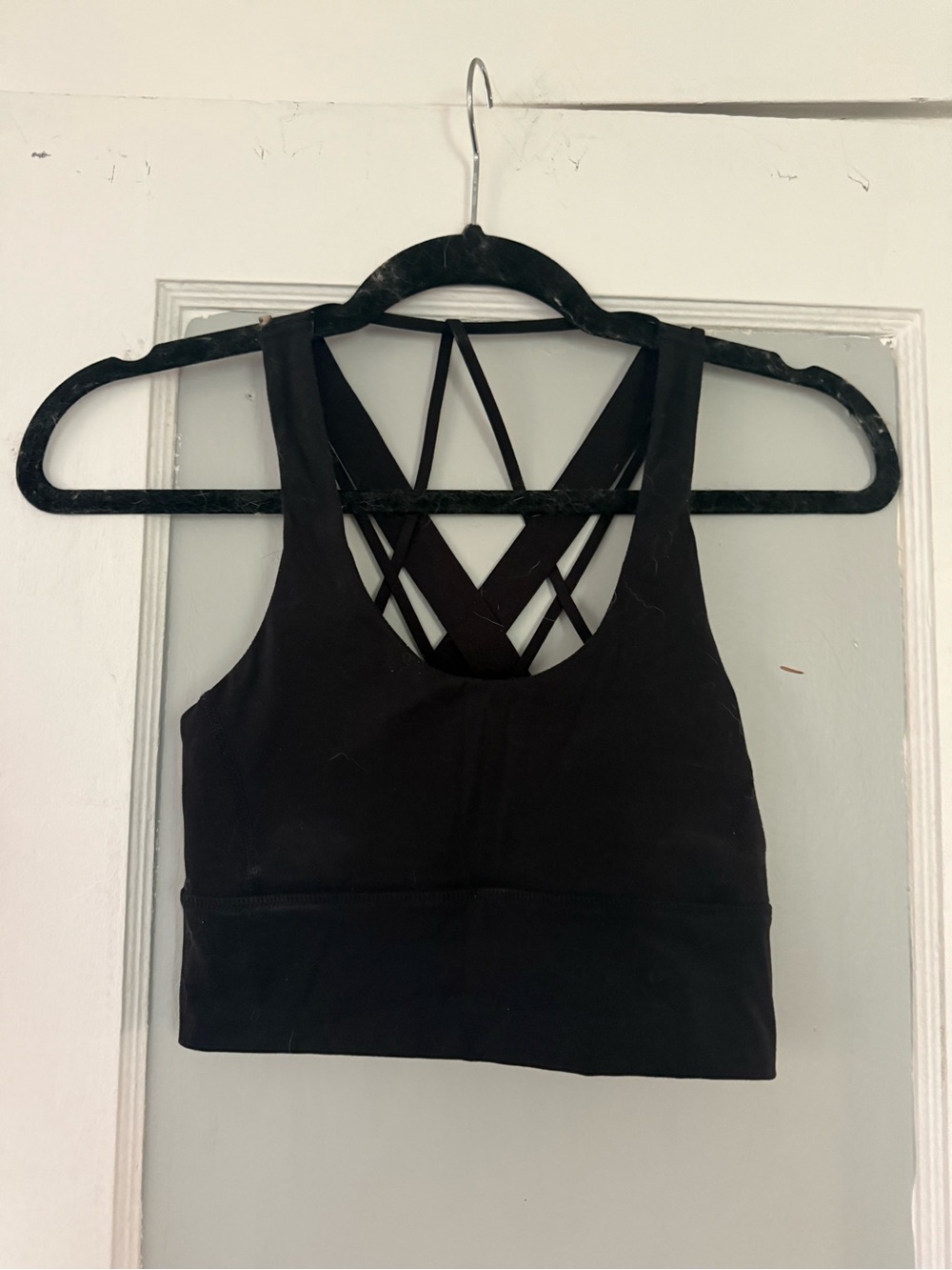 Black Strappy Back Sports Bra - Women Intimates & Sleepwear